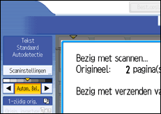 Schermafbeelding Bedieningspaneel