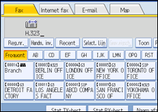 Illustratie van scherm bedieningspaneel
