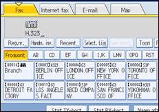 Illustratie van scherm bedieningspaneel