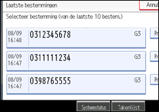 Illustratie van scherm bedieningspaneel