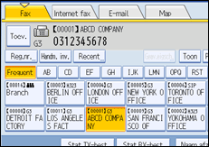 Illustratie van scherm bedieningspaneel