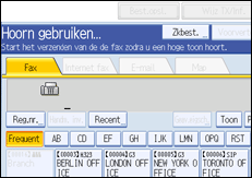 Illustratie van scherm bedieningspaneel