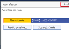 Illustratie van scherm bedieningspaneel