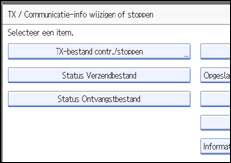 Illustratie van scherm bedieningspaneel