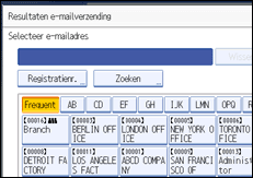 Illustratie van scherm bedieningspaneel