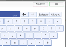 Illustratie van scherm bedieningspaneel