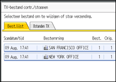 Illustratie van scherm bedieningspaneel