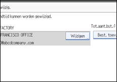 Illustratie van scherm bedieningspaneel