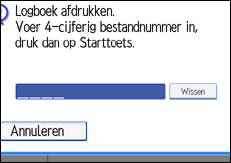 Illustratie van scherm bedieningspaneel