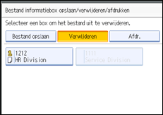 Illustratie van scherm bedieningspaneel