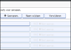 Illustratie van scherm bedieningspaneel