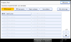 Illustratie van scherm bedieningspaneel