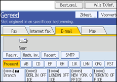 Illustratie van scherm bedieningspaneel