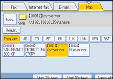 Illustratie van scherm bedieningspaneel