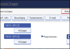 Schermafbeelding Bedieningspaneel