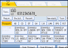 Illustratie van scherm bedieningspaneel