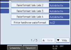 Illustratie scherm bedieningspaneel