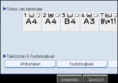 Illustratie scherm bedieningspaneel