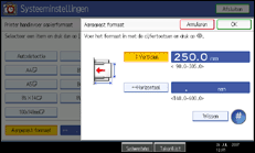 Illustratie scherm bedieningspaneel