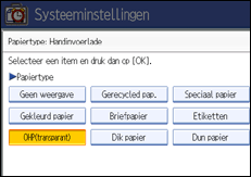 Illustratie scherm bedieningspaneel