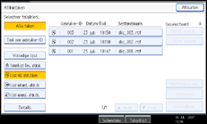 Illustratie scherm bedieningspaneel