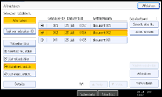 Illustratie scherm bedieningspaneel