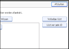 Illustratie scherm bedieningspaneel