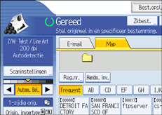 Schermafbeelding Bedieningspaneel