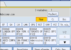 Schermafbeelding Bedieningspaneel