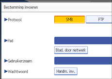 Schermafbeelding Bedieningspaneel