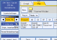 Schermafbeelding Bedieningspaneel