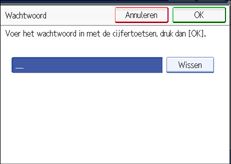 Schermafbeelding Bedieningspaneel