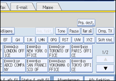 Illustration af kontrolpanelet
