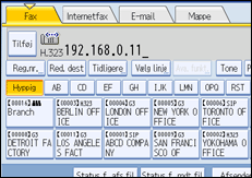 Illustration af kontrolpanelet