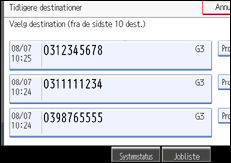 Illustration af kontrolpanelet