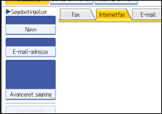 Illustration af kontrolpanelet