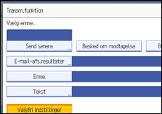 Illustration af kontrolpanelet