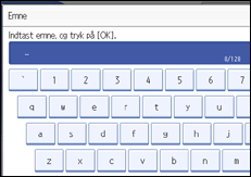 Illustration af kontrolpanelet