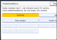 Illustration af kontrolpanelet