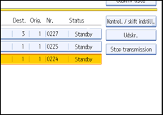 Illustration af kontrolpanelet