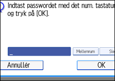 Illustration af kontrolpanelet