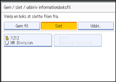Illustration af kontrolpanelet