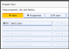 Illustration af kontrolpanelet