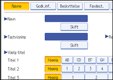 Illustration af kontrolpanelet