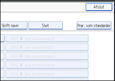 Illustration af kontrolpanelet