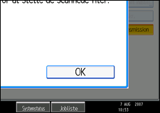 Illustration af kontrolpanelet