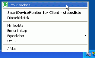 Billede af programskærmen