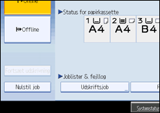 Illustration af betjeningspanelsk&aelig;rmbillede