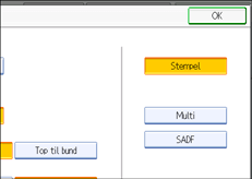 Illustration af skærm på kontrolpanel