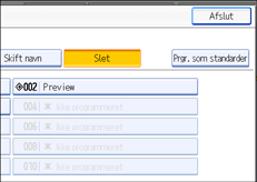 Illustration af skærm på kontrolpanel